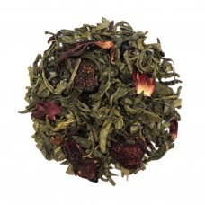 Зелений чай Полуниця з вершками